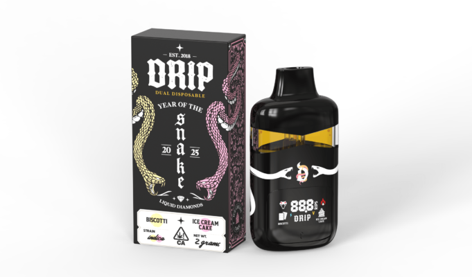 Snake drip 2g disposable – biscotti ice + cream cake