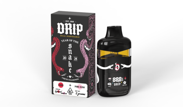 Drip dual disposable - xoxo + pink kush