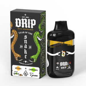 Double drip disposable vape