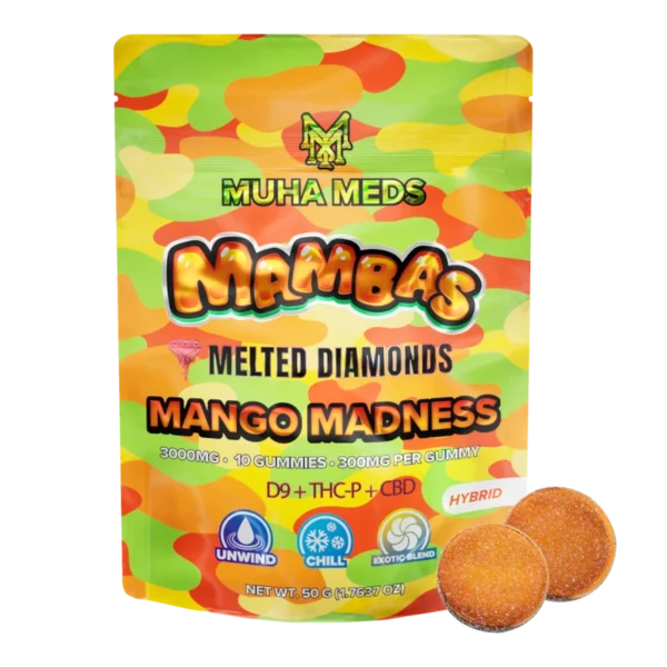 Muha meds | melted diamonds gummies | 3000mg
